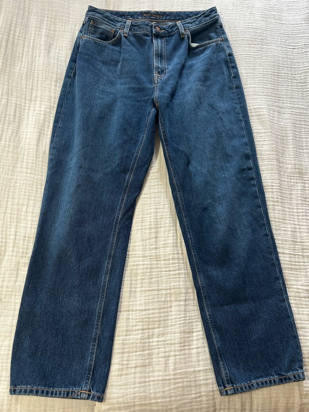 Nudie Jeans Lofty Lo 100% cotton jeans 30x28 Dark Vintage